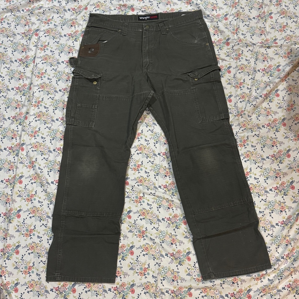 Wrangler Men's Dark Green Cargo Pants